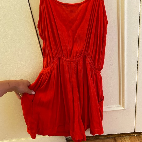 Red romper - Picture 3 of 3